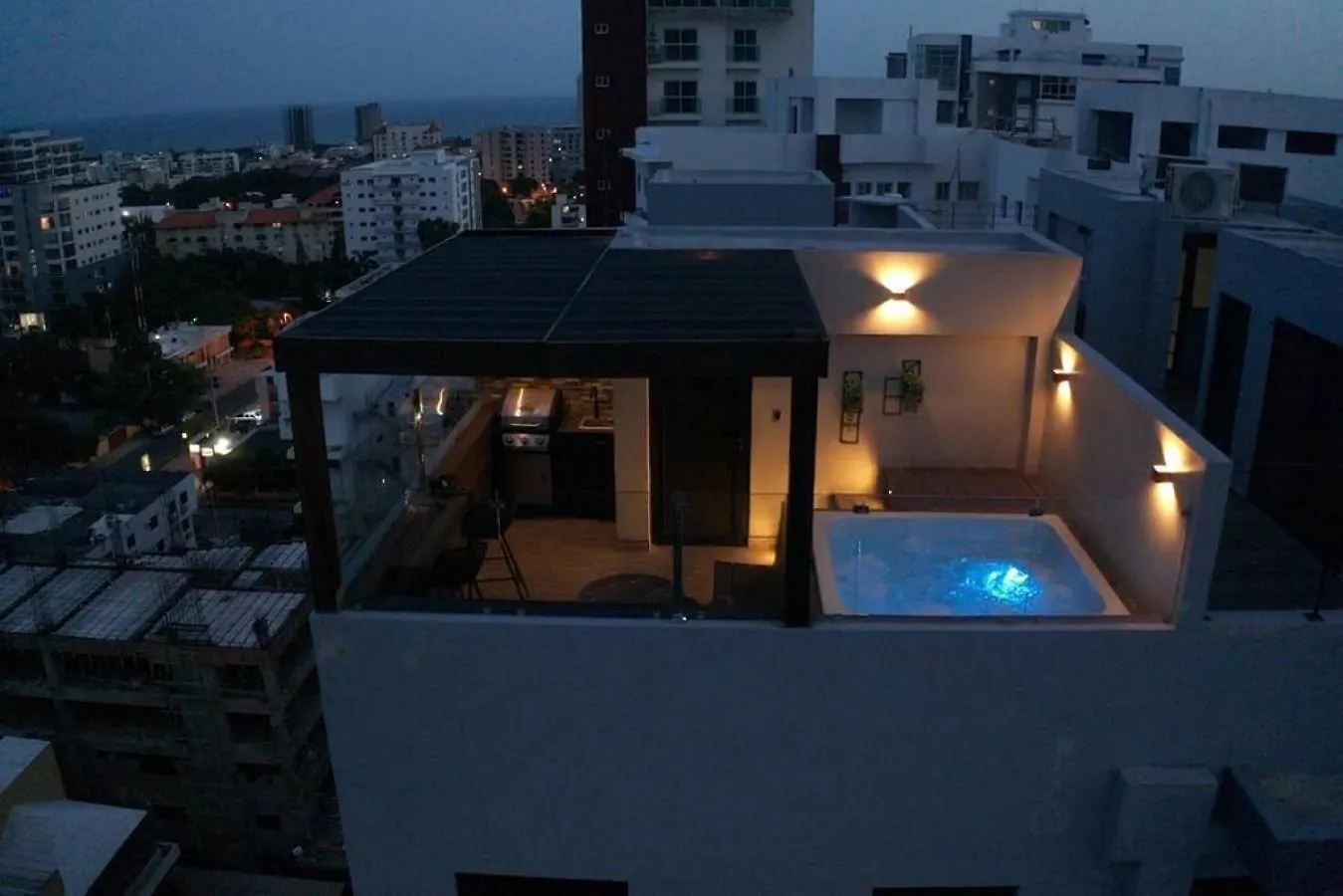 Апартаменты Rl603 Elegant Downtown Penthouse With Private Jacuzzi Санто-Доминго