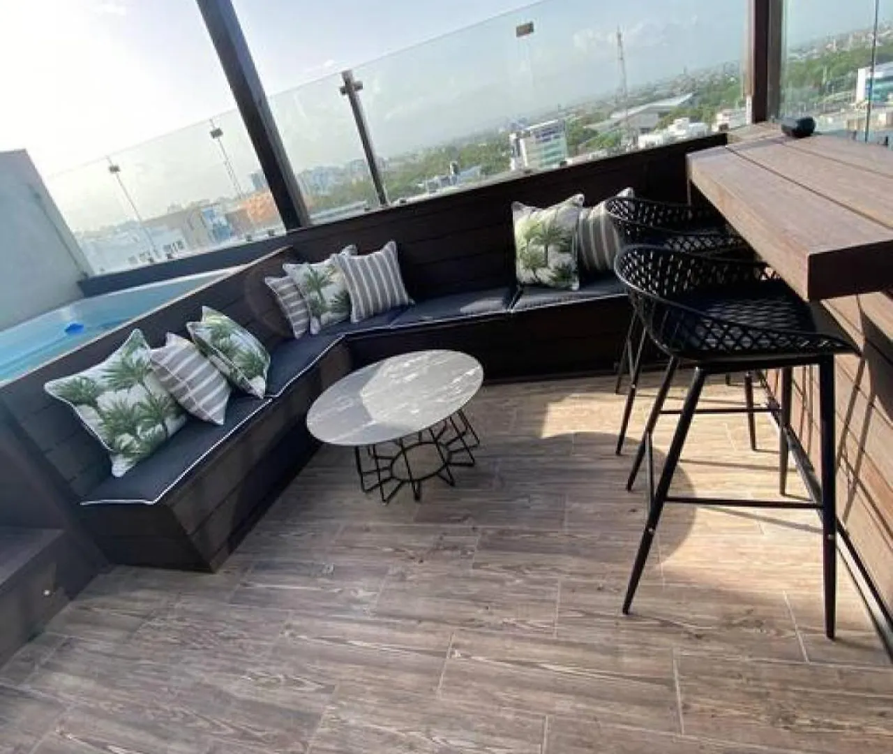 Апартаменты Rl603 Elegant Downtown Penthouse With Private Jacuzzi Санто-Доминго