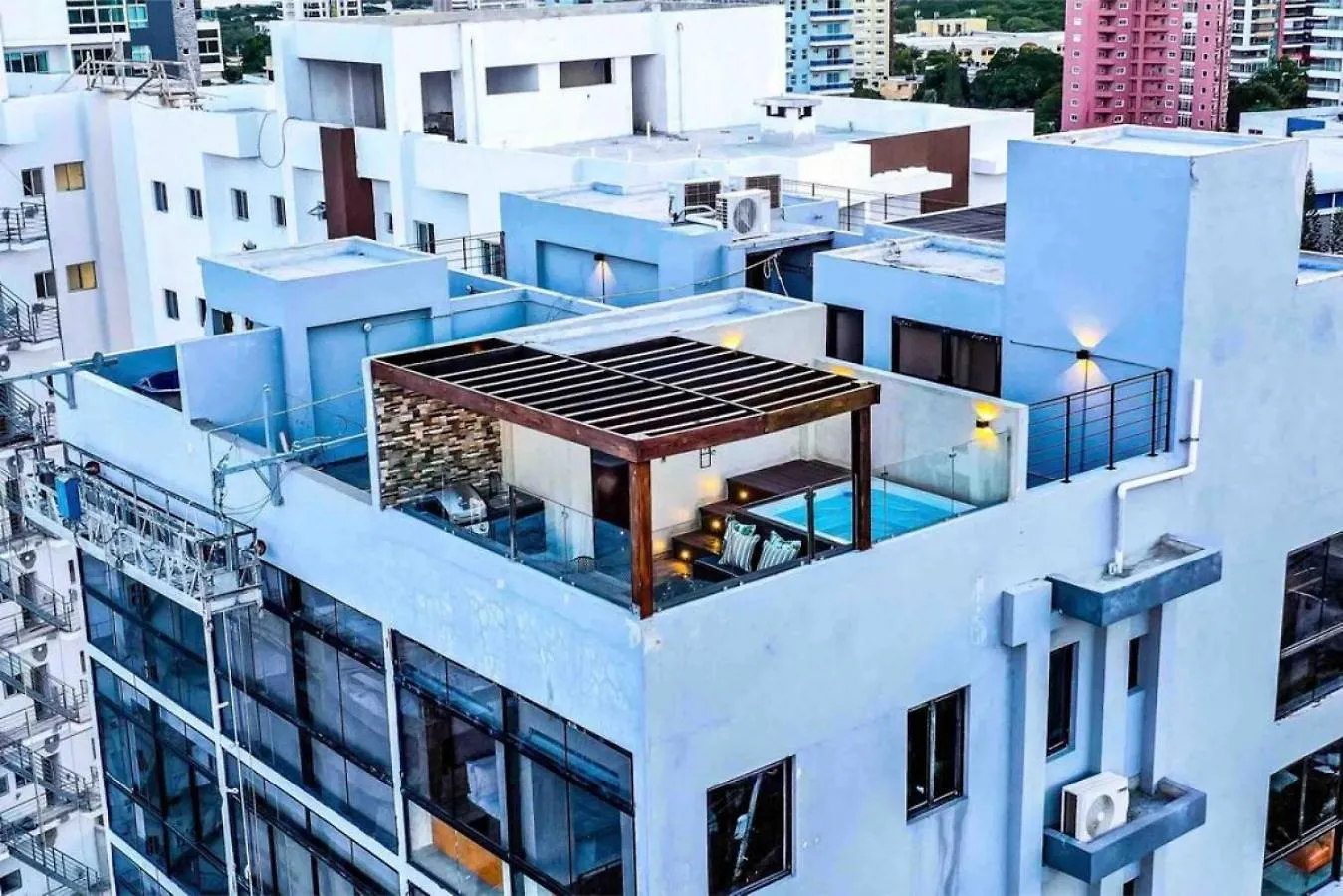 Апартаменты Rl603 Elegant Downtown Penthouse With Private Jacuzzi Санто-Доминго